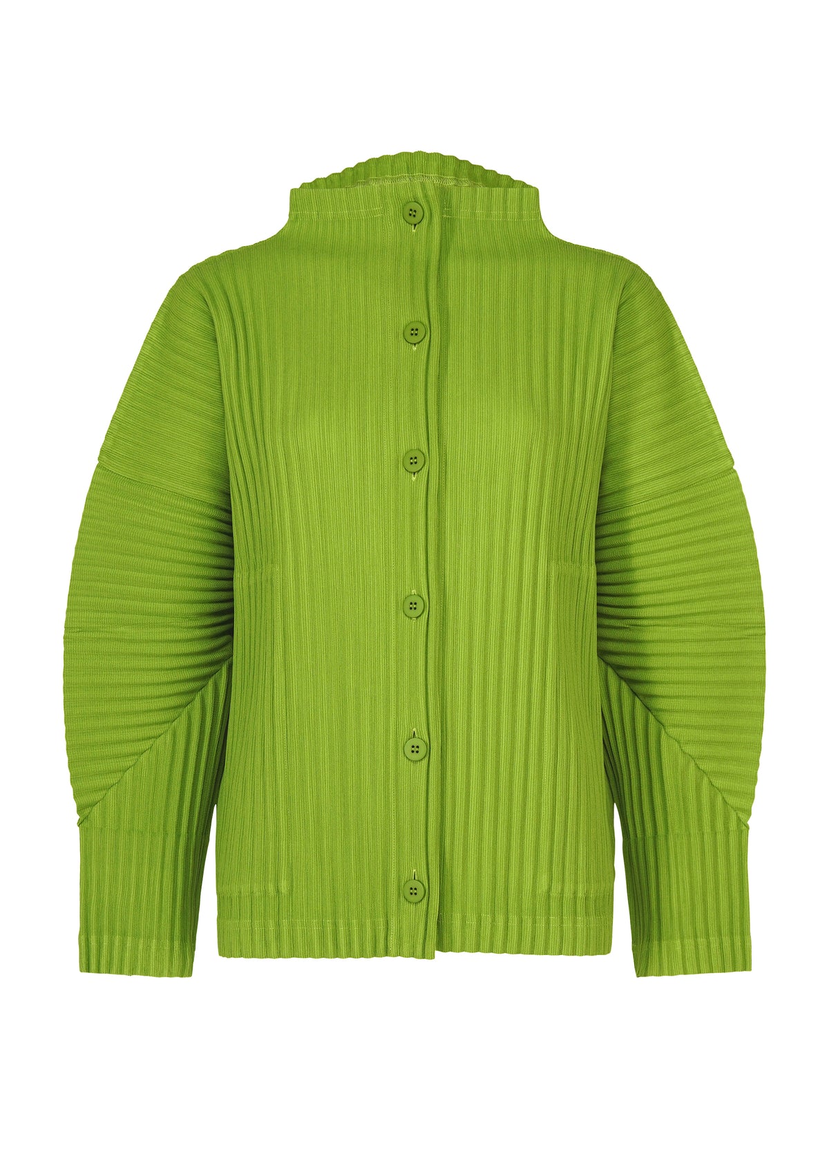 CORDUROY PLEATS、ウィメンズ_トップス_カーディガン、グリーン