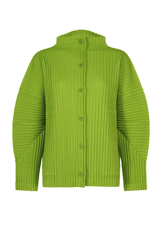 CORDUROY PLEATS、ウィメンズ_トップス_カーディガン、グリーン
