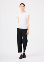 KNIT STRETCH PLEATS、ウィメンズ_トップス_トップ、着用画像3