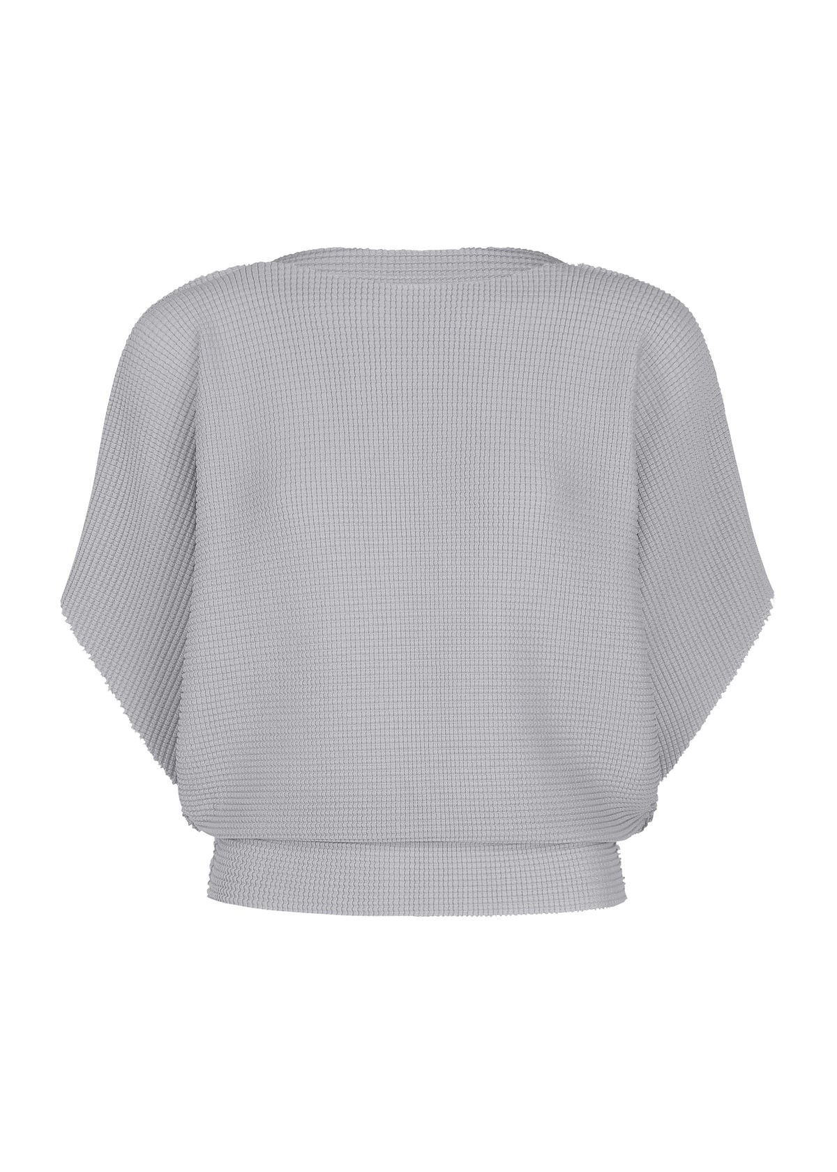 TOWER KNIT STRETCH PLEATS、ウィメンズ_トップス_トップ、グレー