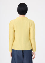 KNIT STRETCH PLEATS 1、ウィメンズ_トップス_カーディガン、着用画像2