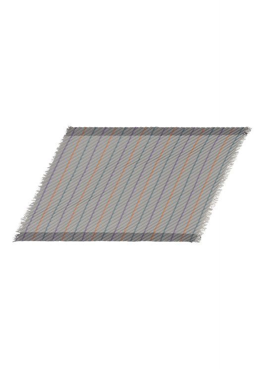 STRIPE PLEATS STOLE、アクセサリー&その他_ストール、グレー