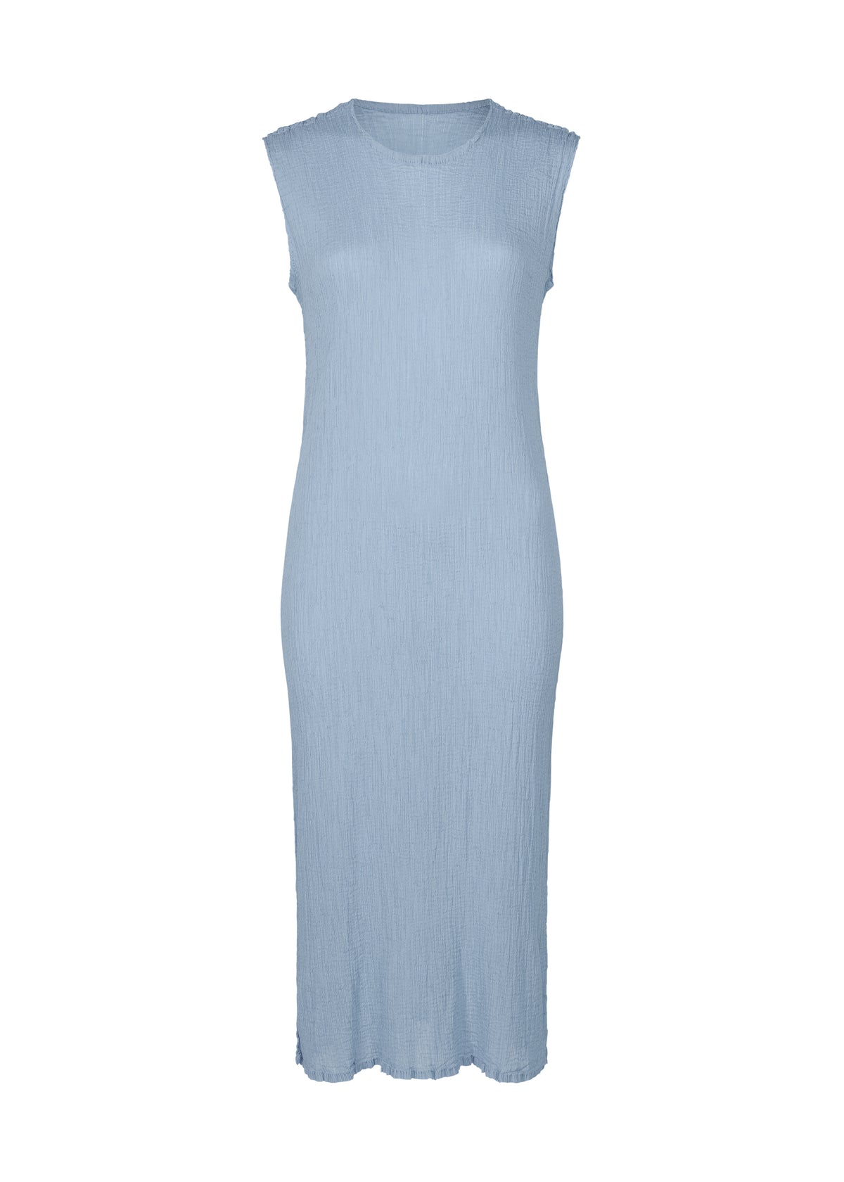 SEE-THROUGH CREPE COLOR、ウィメンズ_ワンピース、ブルー