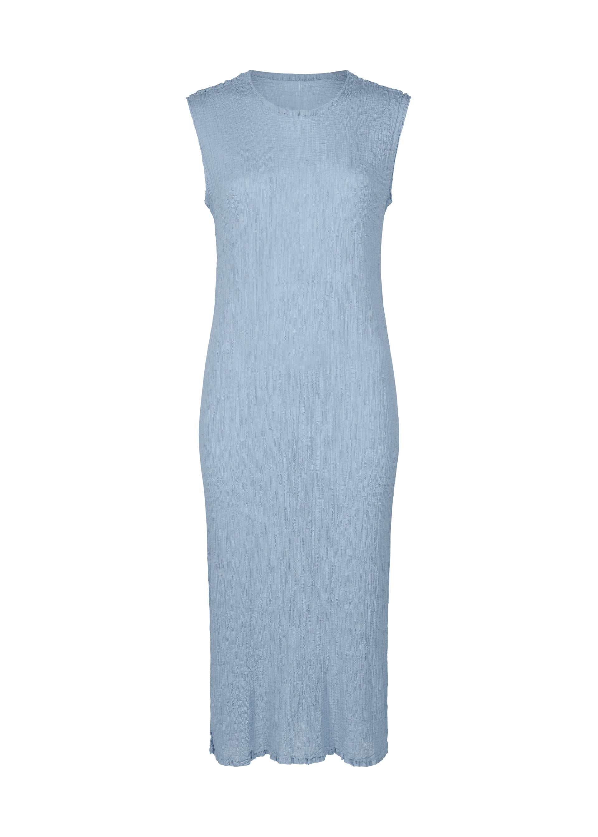 SEE-THROUGH CREPE COLOR、ウィメンズ_ワンピース、ブルー