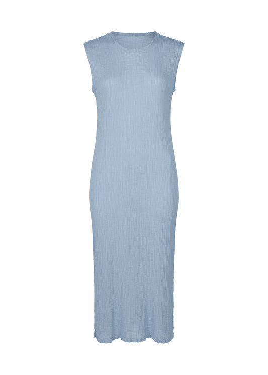 SEE-THROUGH CREPE COLOR、ウィメンズ_ワンピース、ブルー