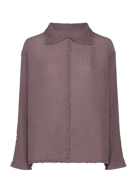 POLYCOTTON CREPE、ウィメンズ_トップス_トップ、グレー