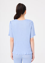 SEE-THROUGH CREPE COLOR、ウィメンズ_トップス_トップ、着用画像2
