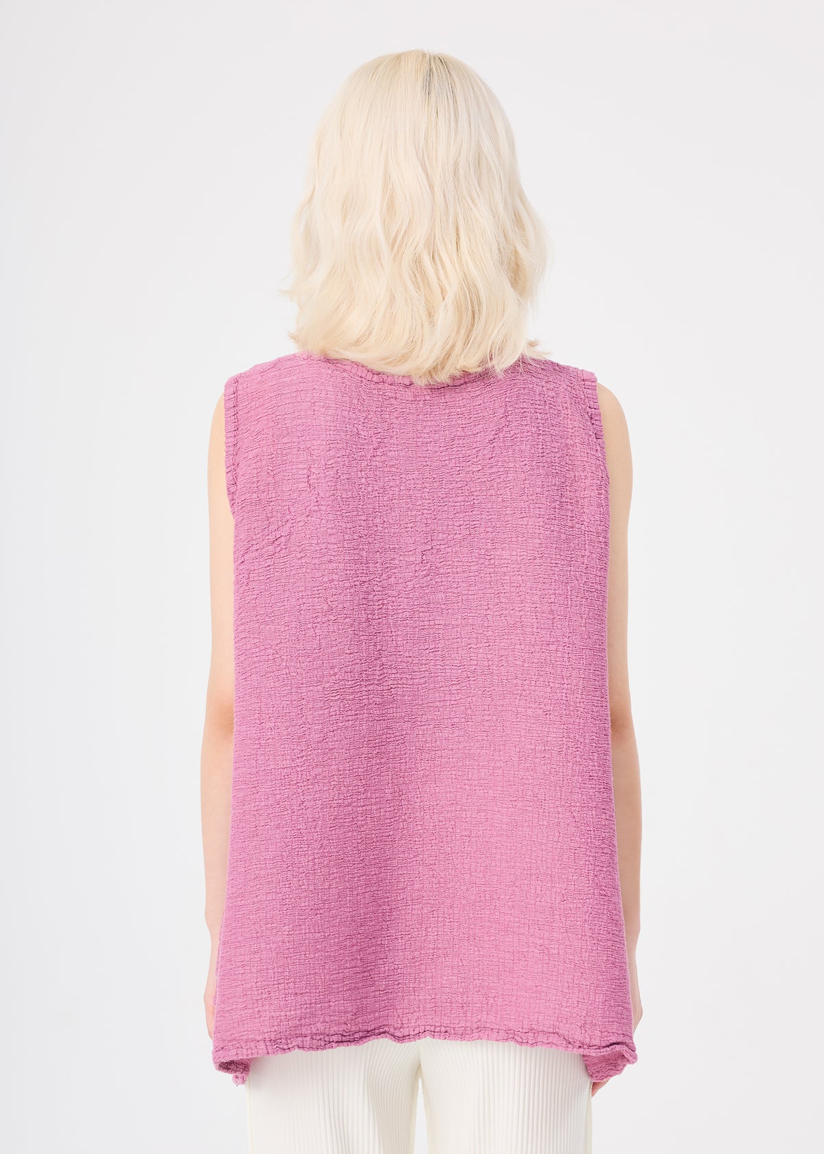 POLYCOTTON CREPE、ウィメンズ_トップス_チュニック、着用画像2