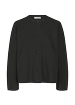 SOLID KNIT、ウィメンズ_ジャケット&コート_ジャケット＆ブルゾン、ブラック