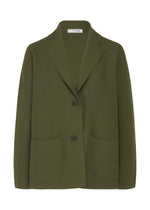 SOLID KNIT、ウィメンズ_ジャケット&コート_ジャケット＆ブルゾン、カーキ