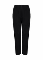 FINE KNIT PLEATS、ウィメンズ_パンツ、ブラック