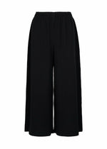 FINE KNIT PLEATS、ウィメンズ_パンツ、ブラック