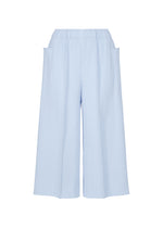 FINE KNIT PLEATS COLOR 1、ウィメンズ_パンツ、ブルー