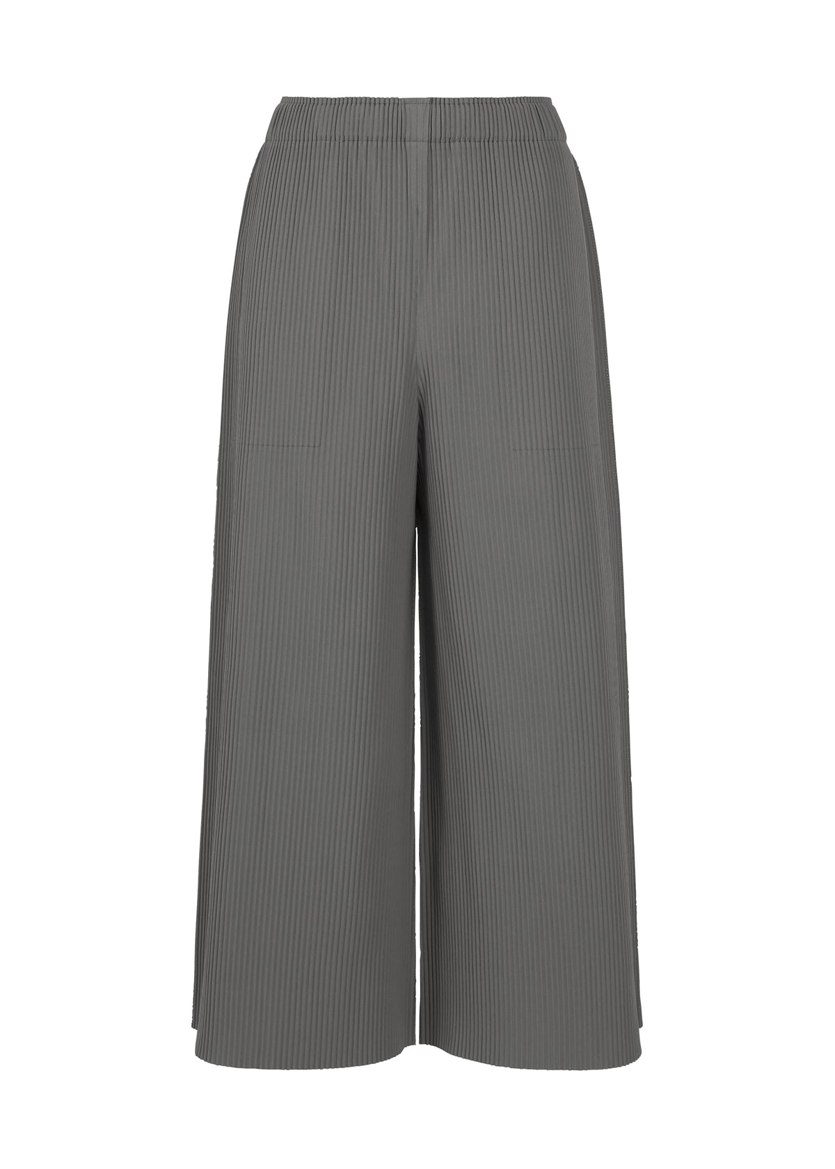 FINE KNIT PLEATS COLOR 2、ウィメンズ_パンツ、グレー