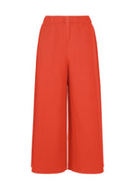 FINE KNIT PLEATS COLOR 2、ウィメンズ_パンツ、レッド