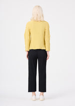 MIX FINE KNIT PLEATS BOTTOM、ウィメンズ_パンツ、着用画像2
