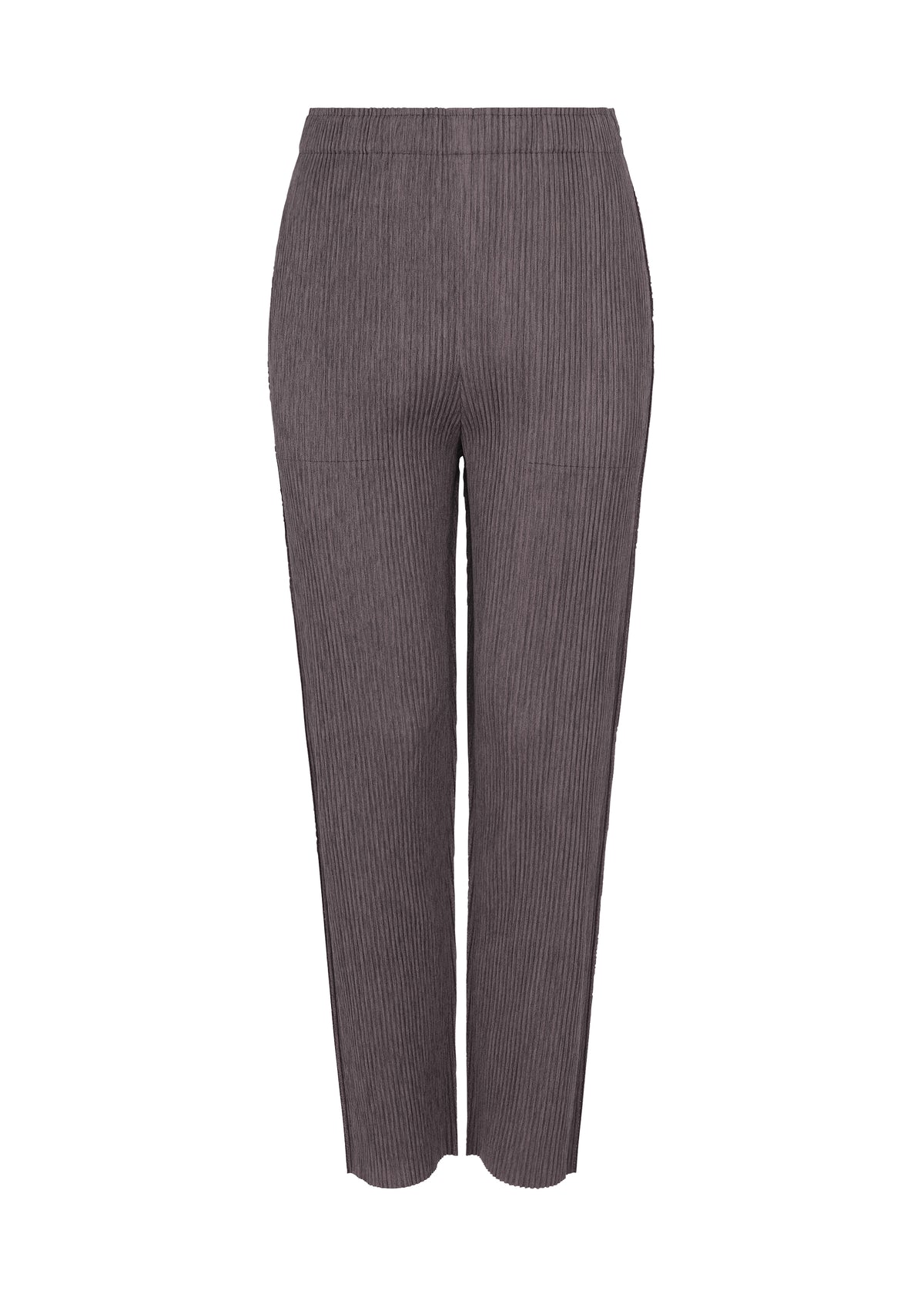 MIX FINE KNIT PLEATS BOTTOM、ウィメンズ_パンツ、ブラック