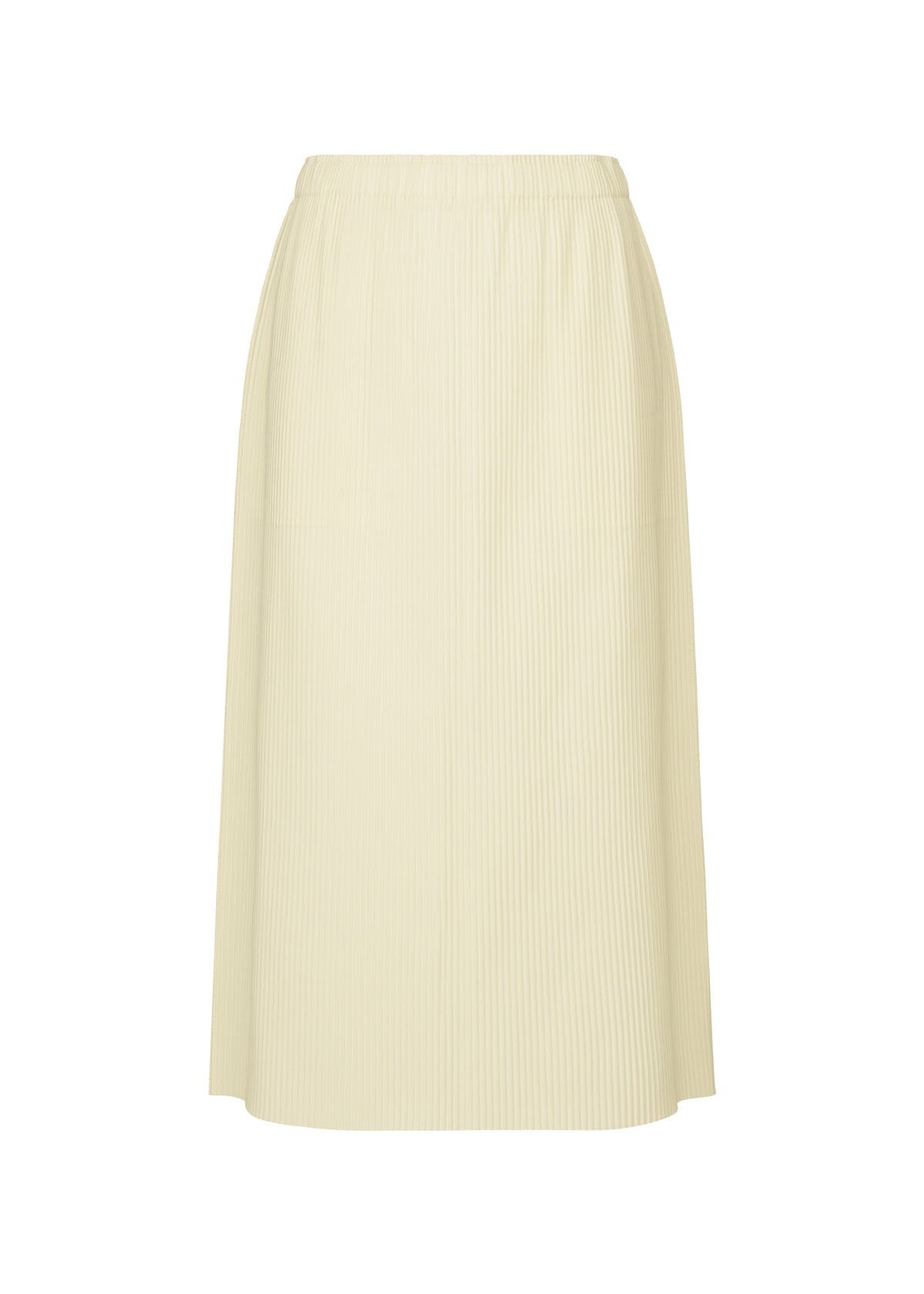 FINE KNIT PLEATS、ウィメンズ_スカート、ホワイト