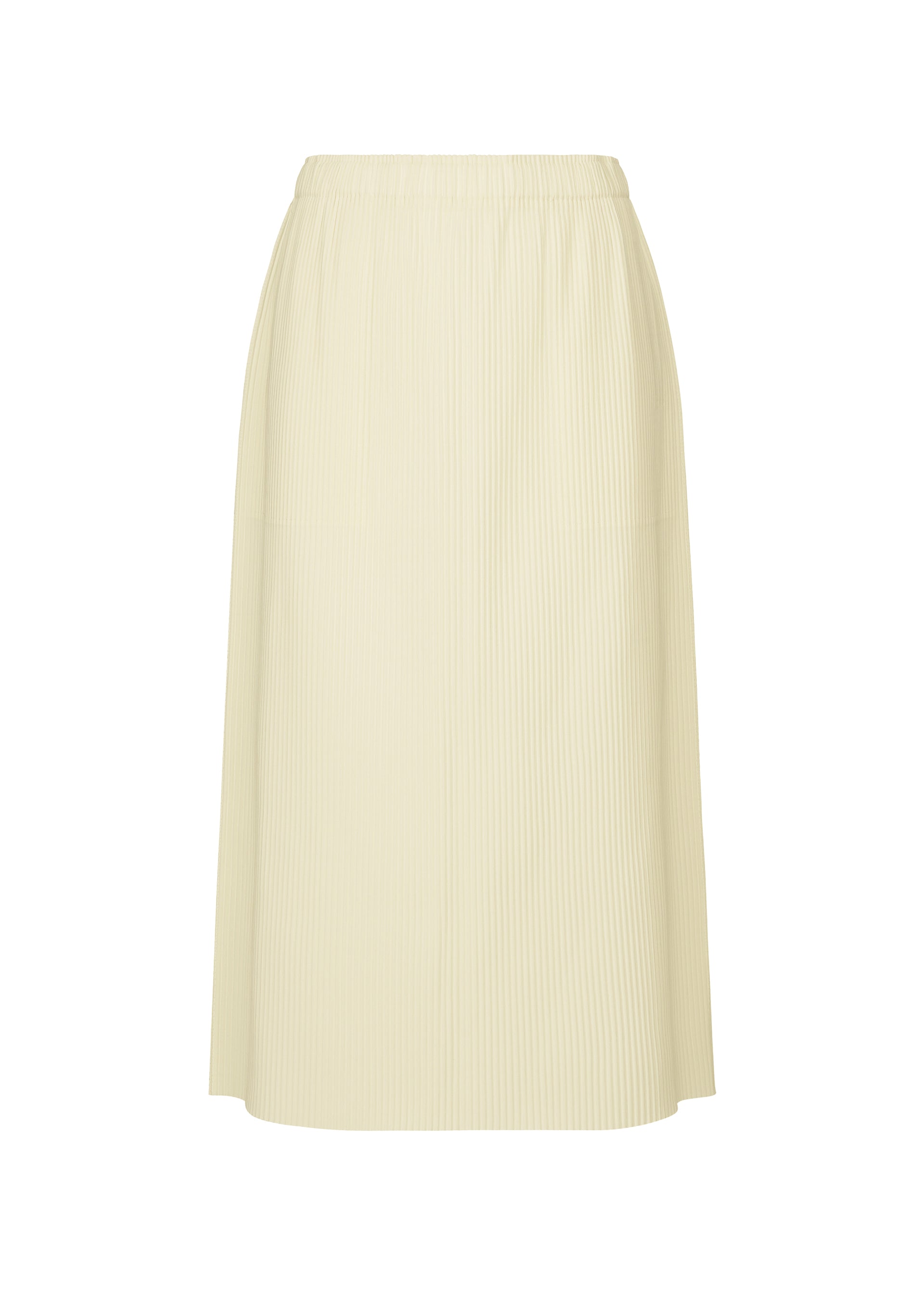 FINE KNIT PLEATS、ウィメンズ_スカート、ホワイト