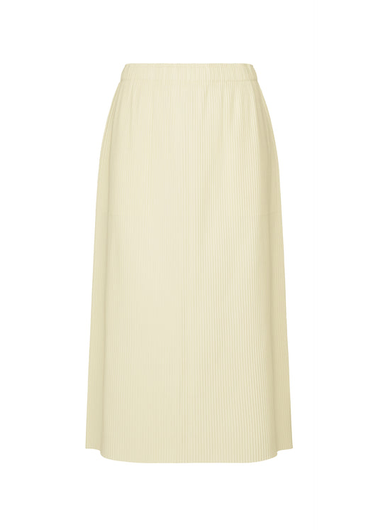 FINE KNIT PLEATS、ウィメンズ_スカート、ホワイト