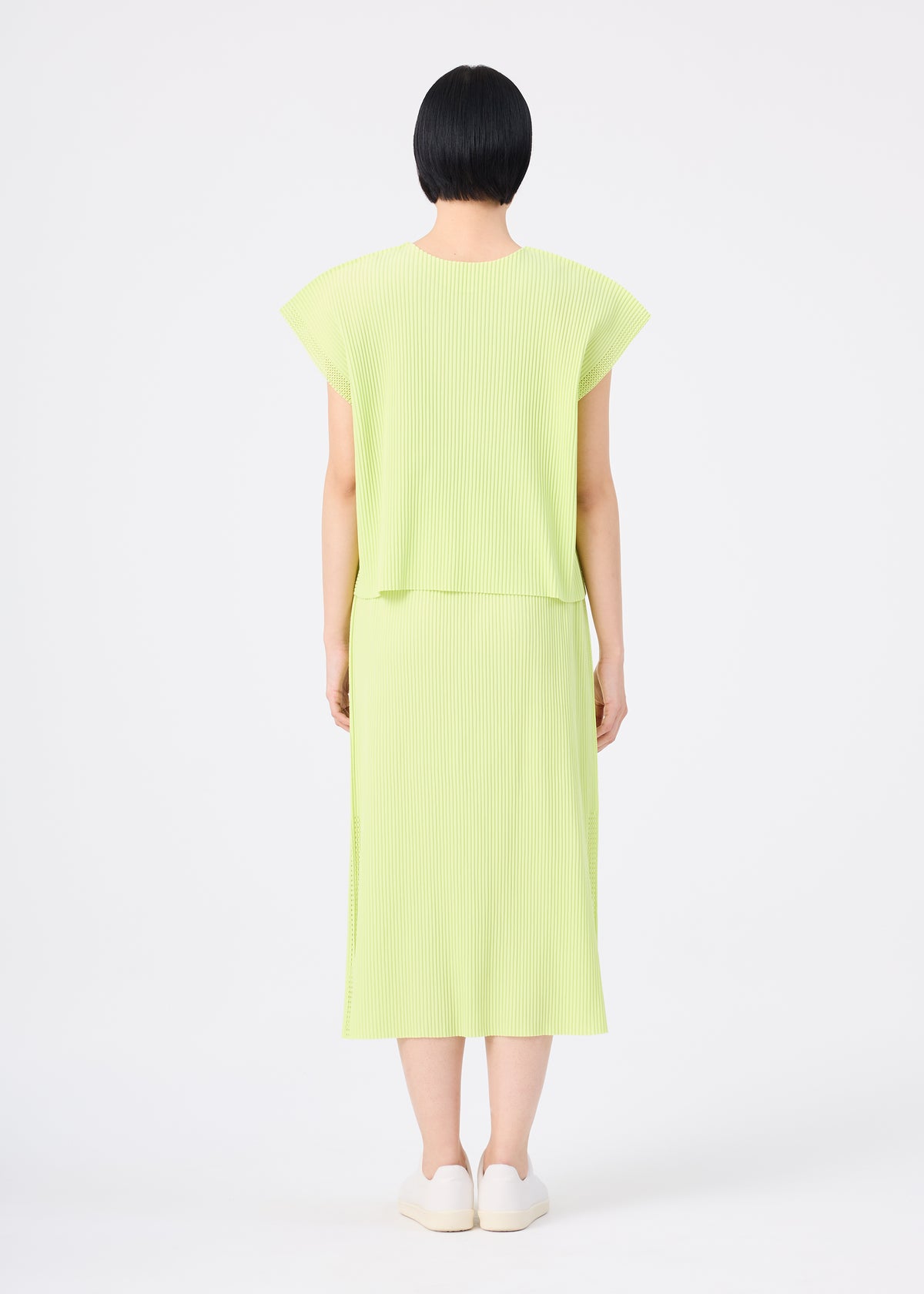 MESH PLEATS、ウィメンズ_スカート、着用画像2