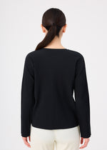 FINE KNIT PLEATS、ウィメンズ_トップス_トップ、着用画像2