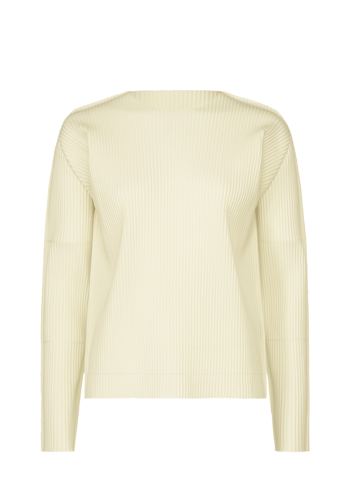 FINE KNIT PLEATS、ウィメンズ_トップス_トップ、ホワイト