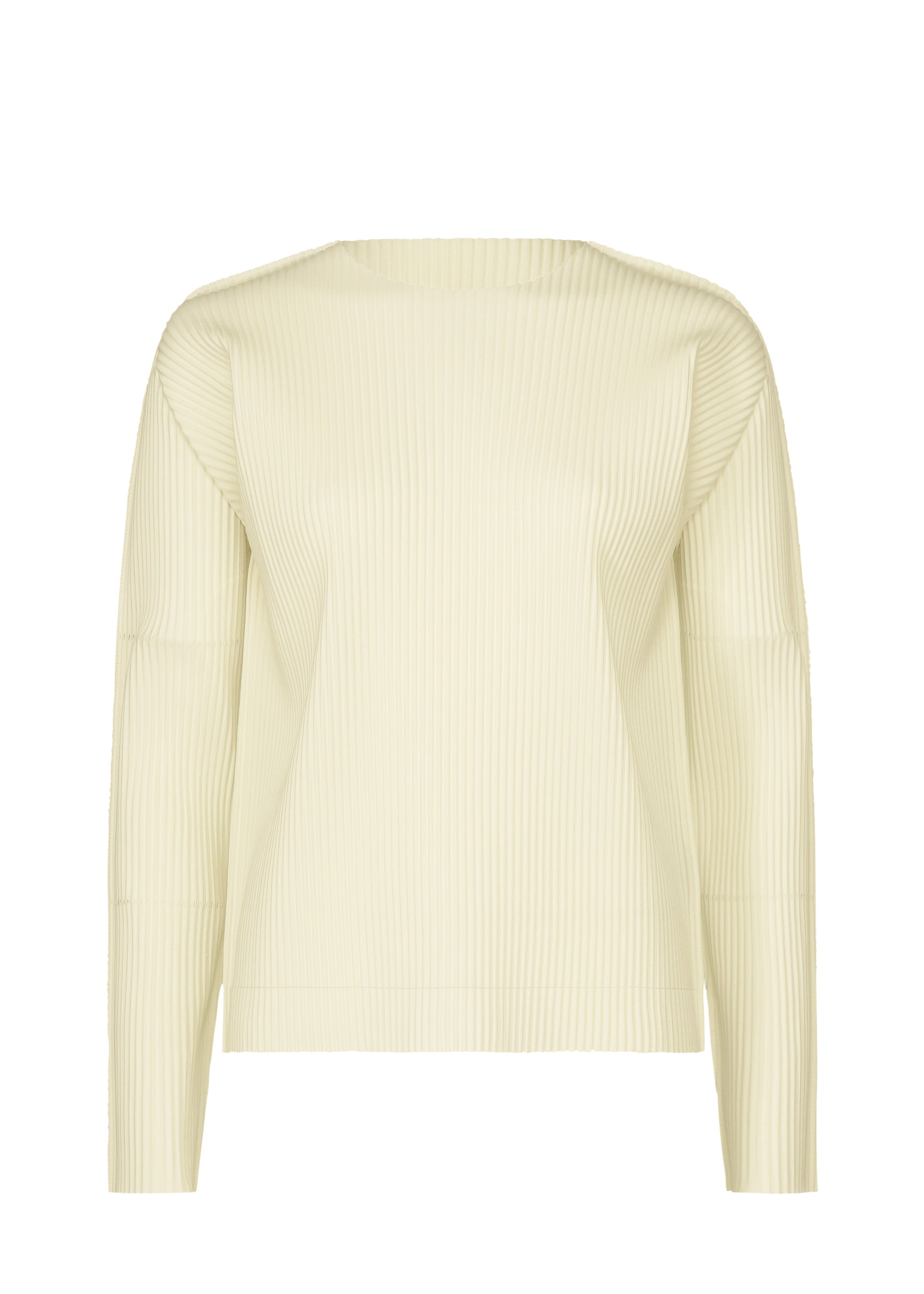 FINE KNIT PLEATS、ウィメンズ_トップス_トップ、ホワイト
