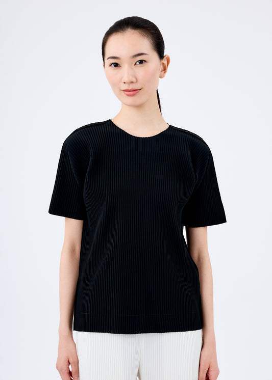 FINE KNIT PLEATS、ウィメンズ_トップス_トップ、着用画像1