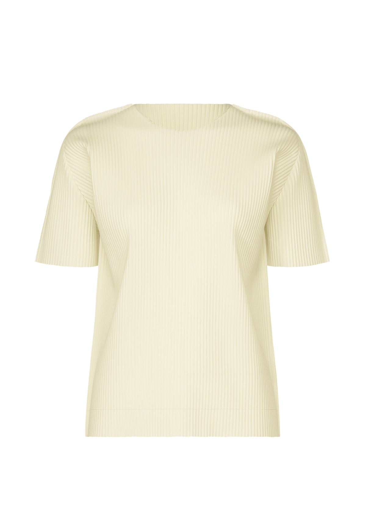 FINE KNIT PLEATS、ウィメンズ_トップス_トップ、ホワイト