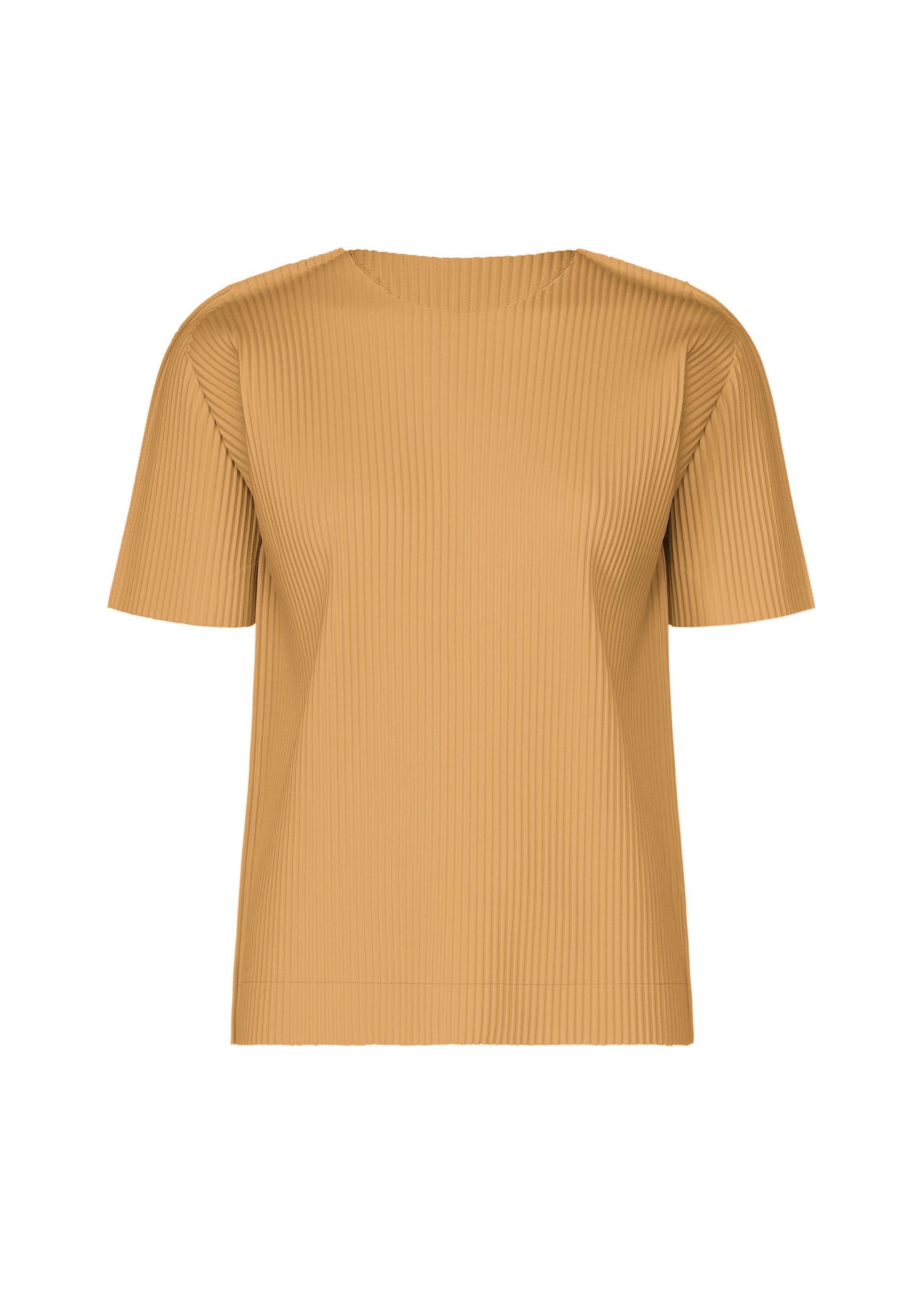 FINE KNIT PLEATS COLOR 1、ウィメンズ_トップス_トップ、ベージュ