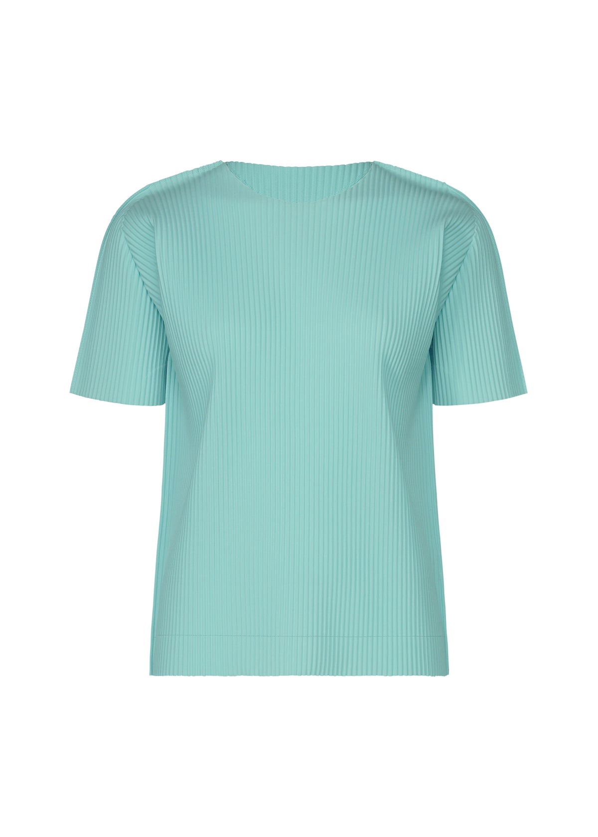 FINE KNIT PLEATS COLOR 1、ウィメンズ_トップス_トップ、ブルー
