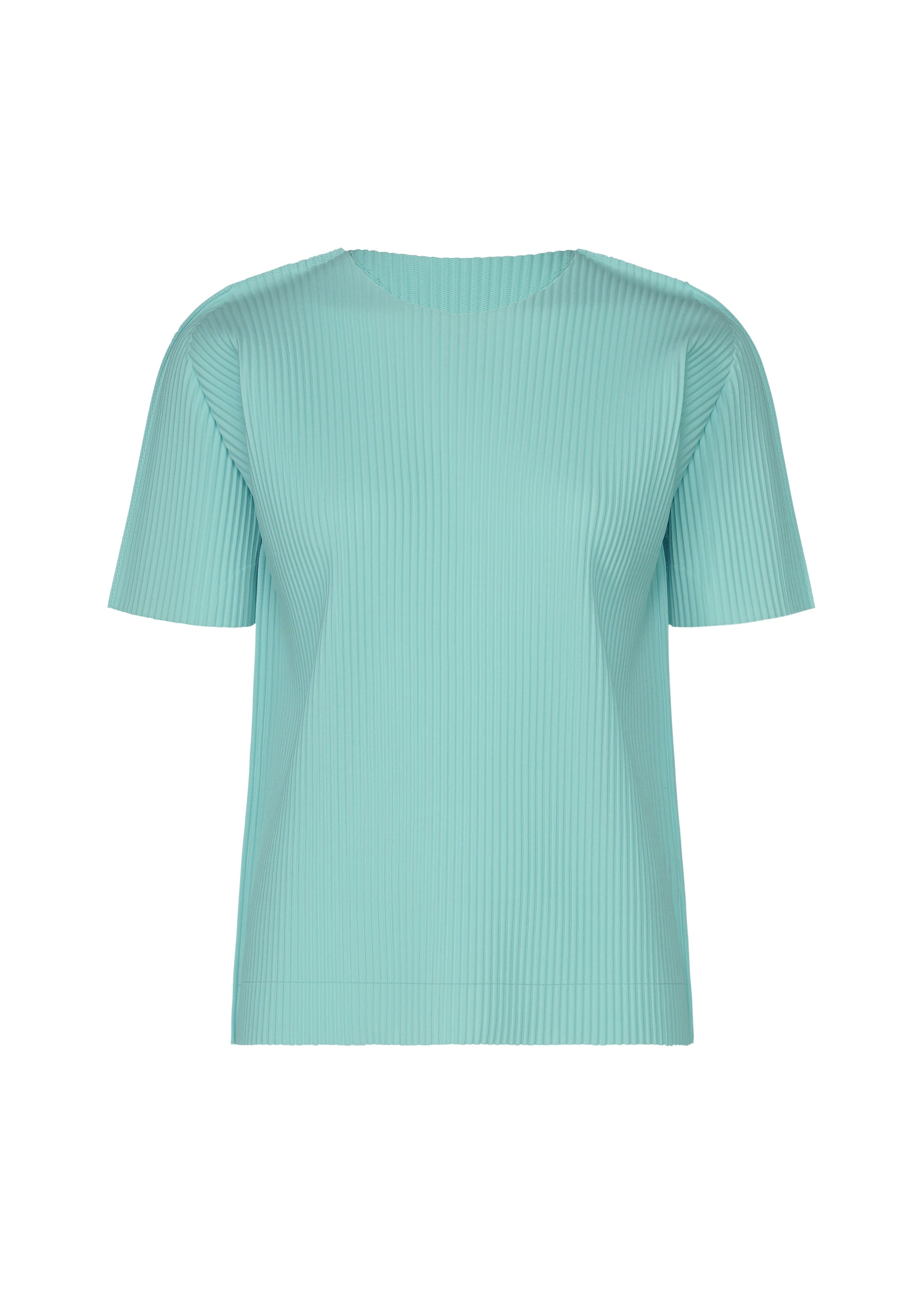 FINE KNIT PLEATS COLOR 1、ウィメンズ_トップス_トップ、ブルー