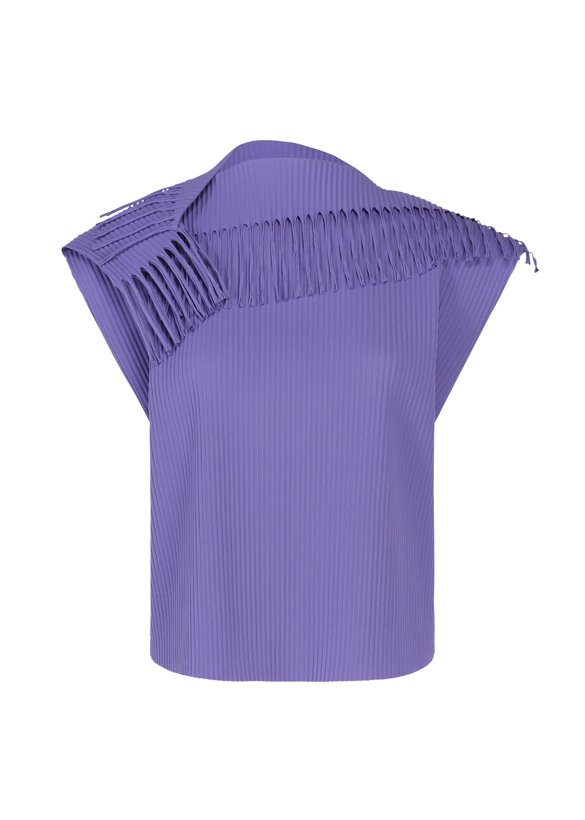 LEAF PLEATS、ウィメンズ_トップス_トップ、パープル