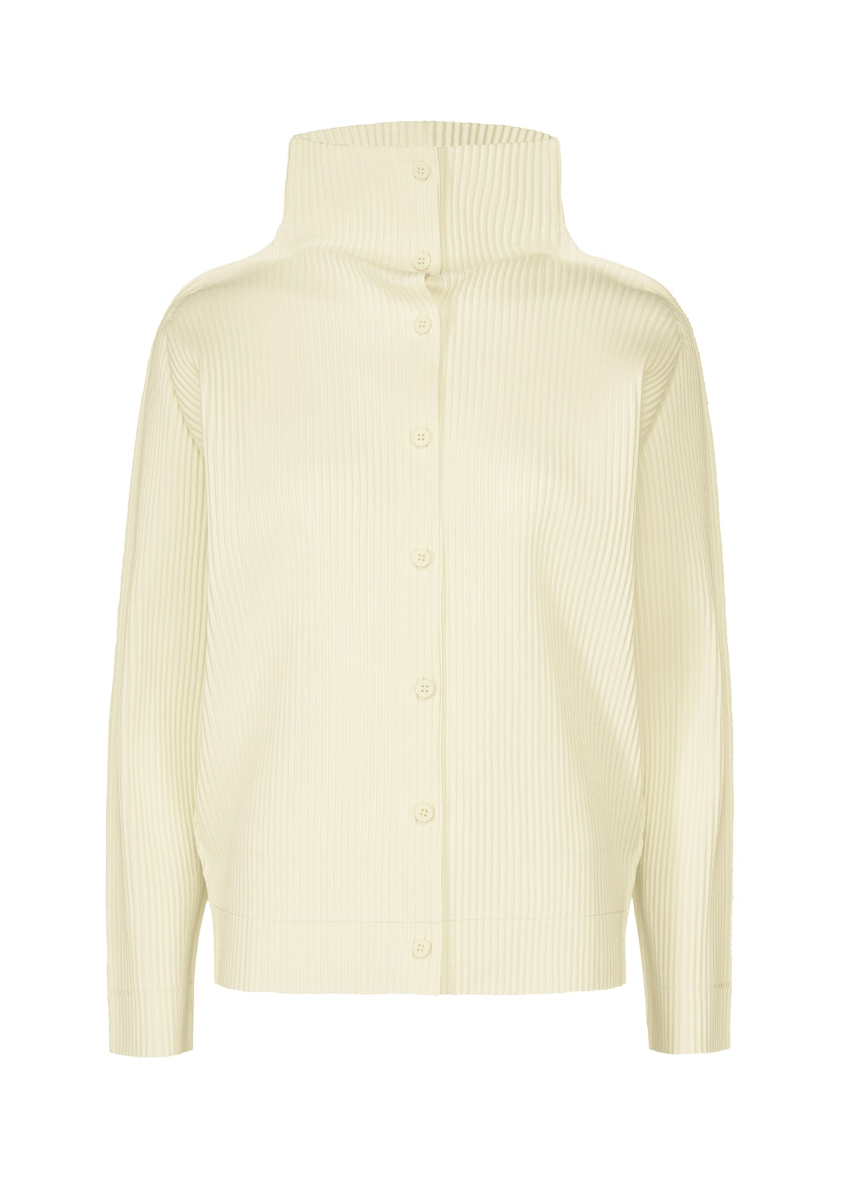 FINE KNIT PLEATS、ウィメンズ_トップス_カーディガン、ホワイト