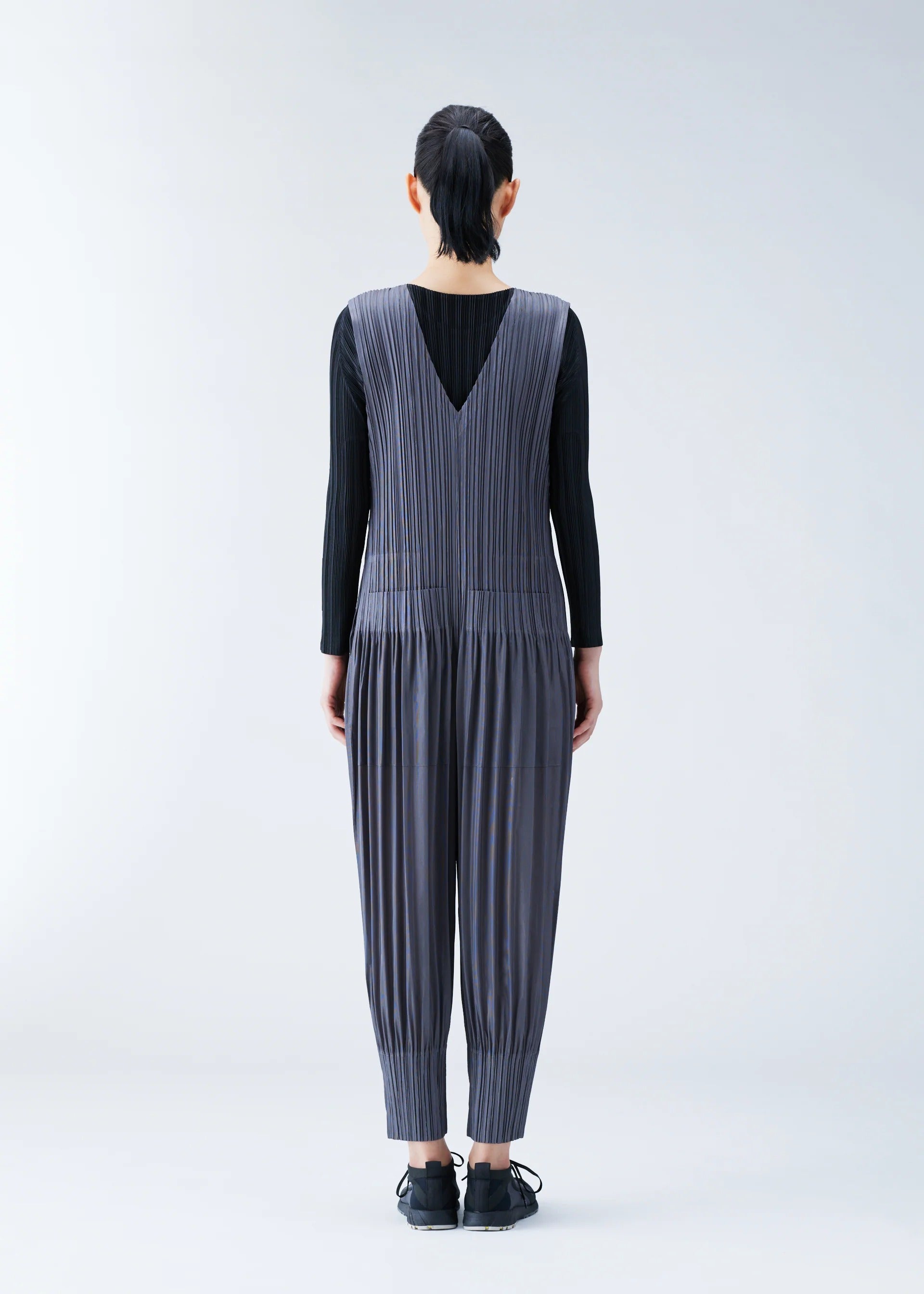 RIB PLEATS BASICS、ウィメンズ_トップス_トップ、着用画像3