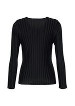 RIB PLEATS BASICS、ウィメンズ_トップス_トップ、ディテール画像1