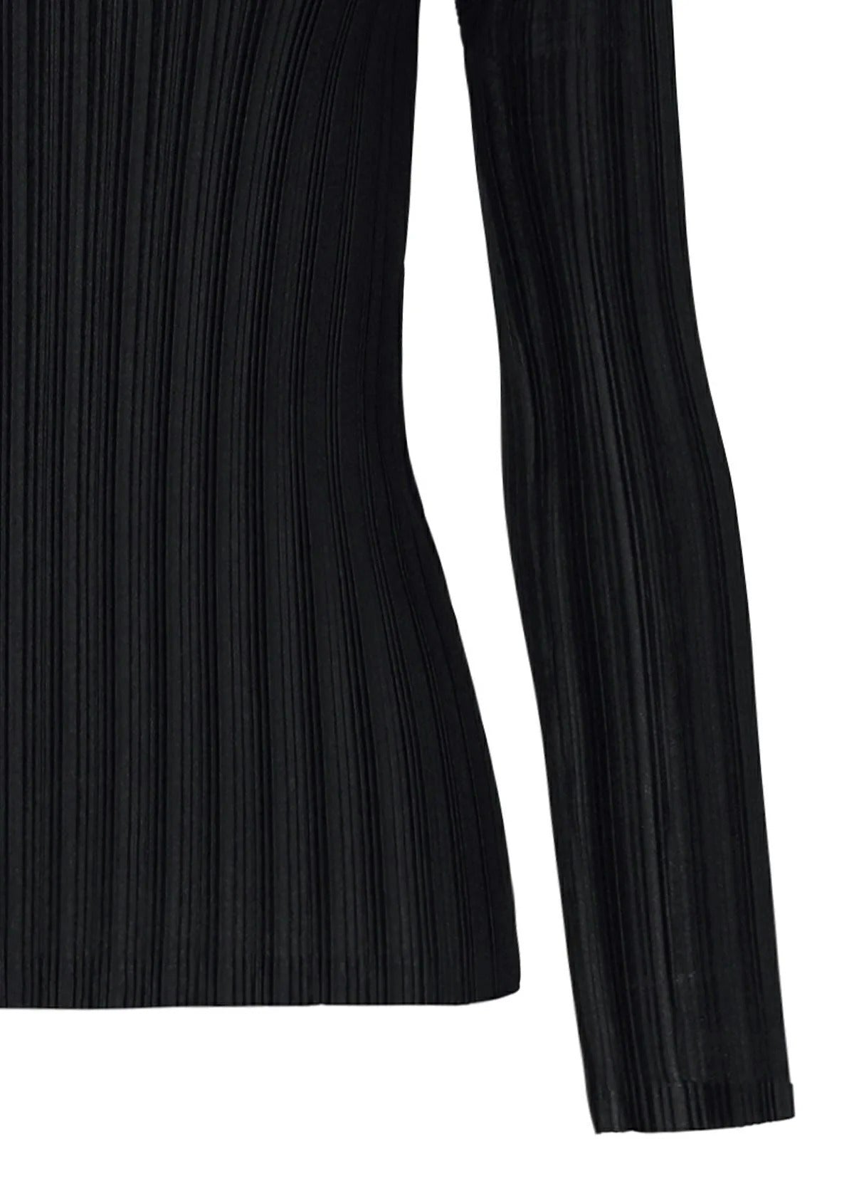 RIB PLEATS BASICS、ウィメンズ_トップス_トップ、ディテール画像4