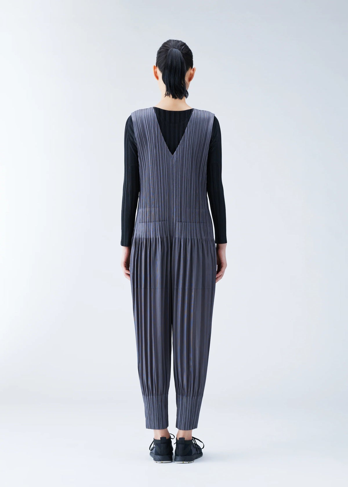 RIB PLEATS BASICS、ウィメンズ_トップス_トップ、着用画像3
