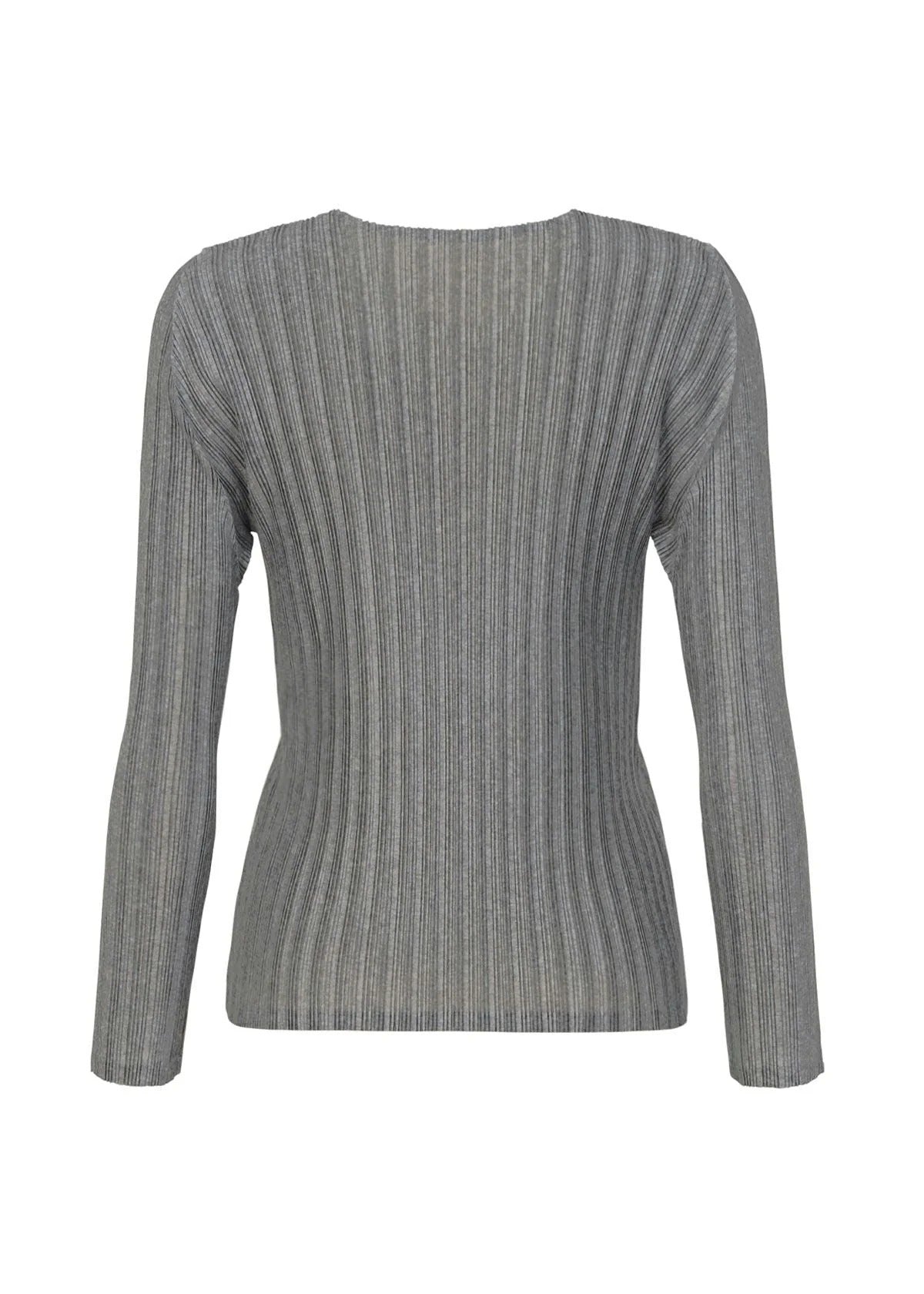 RIB PLEATS BASICS、ウィメンズ_トップス_トップ、ディテール画像1