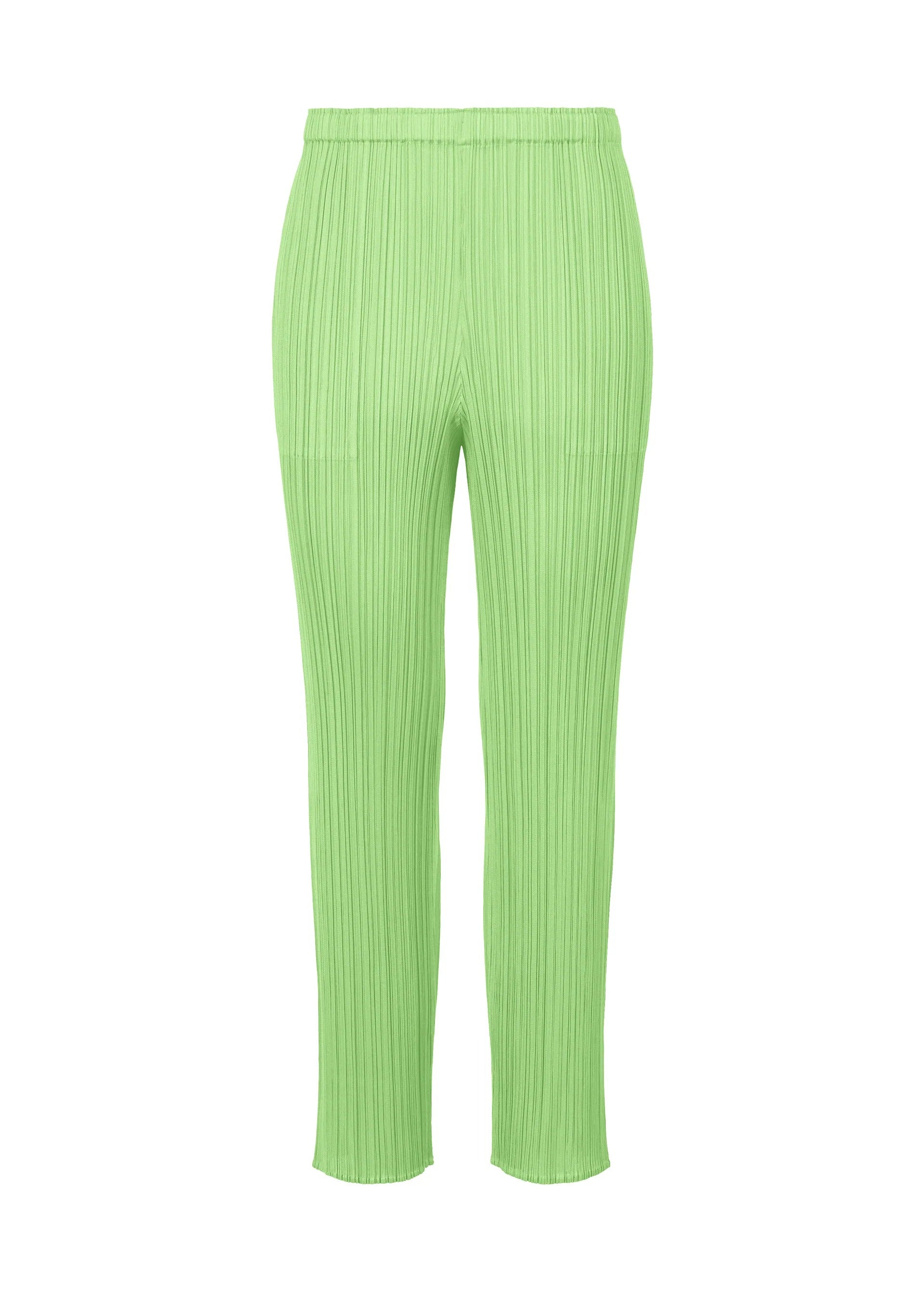 NEW COLORFUL BASICS 4、ウィメンズ_パンツ、グリーン