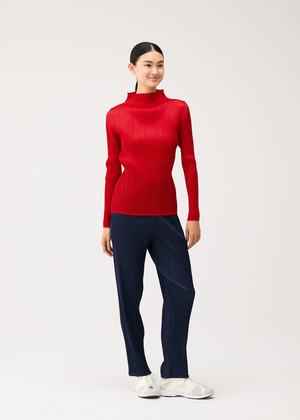 NEW COLORFUL BASICS 5、ウィメンズ_トップス_シャツ、着用画像4