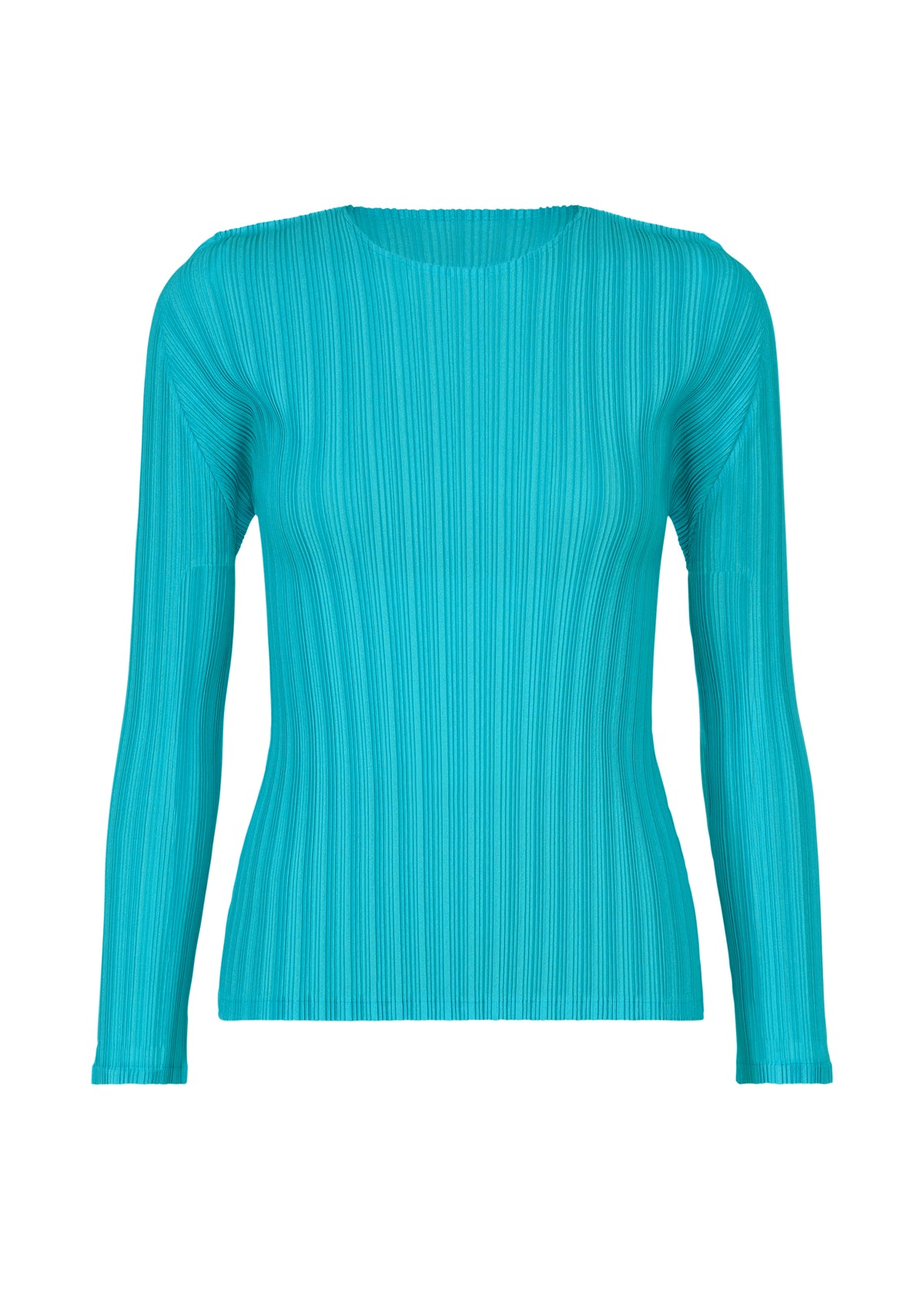 RIB PLEATS JANUARY、ウィメンズ_トップス_トップ、ブルー