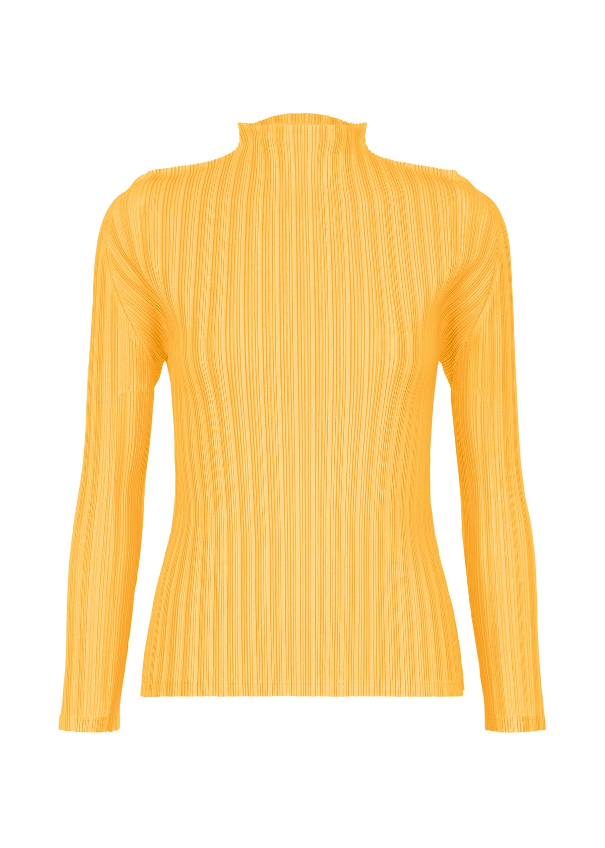 RIB PLEATS JANUARY、ウィメンズ_トップス_トップ、イエロー