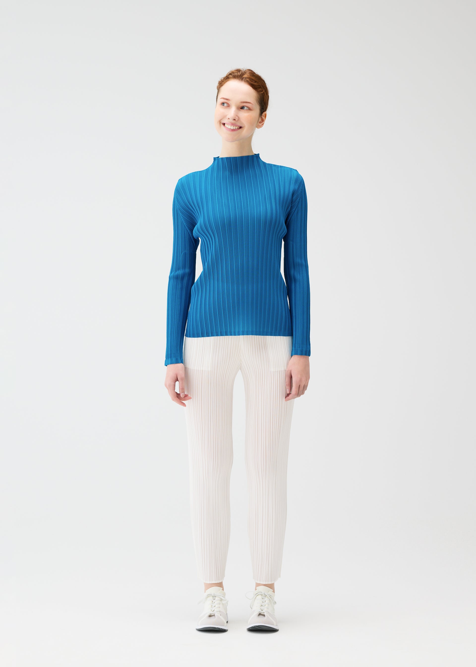 RIB PLEATS FEBRUARY、ウィメンズ_トップス_トップ、着用画像1