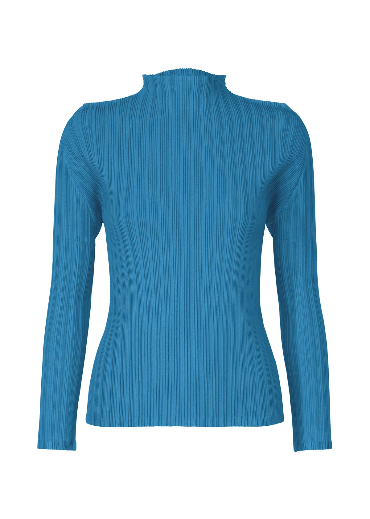 RIB PLEATS FEBRUARY、ウィメンズ_トップス_トップ、ネイビー