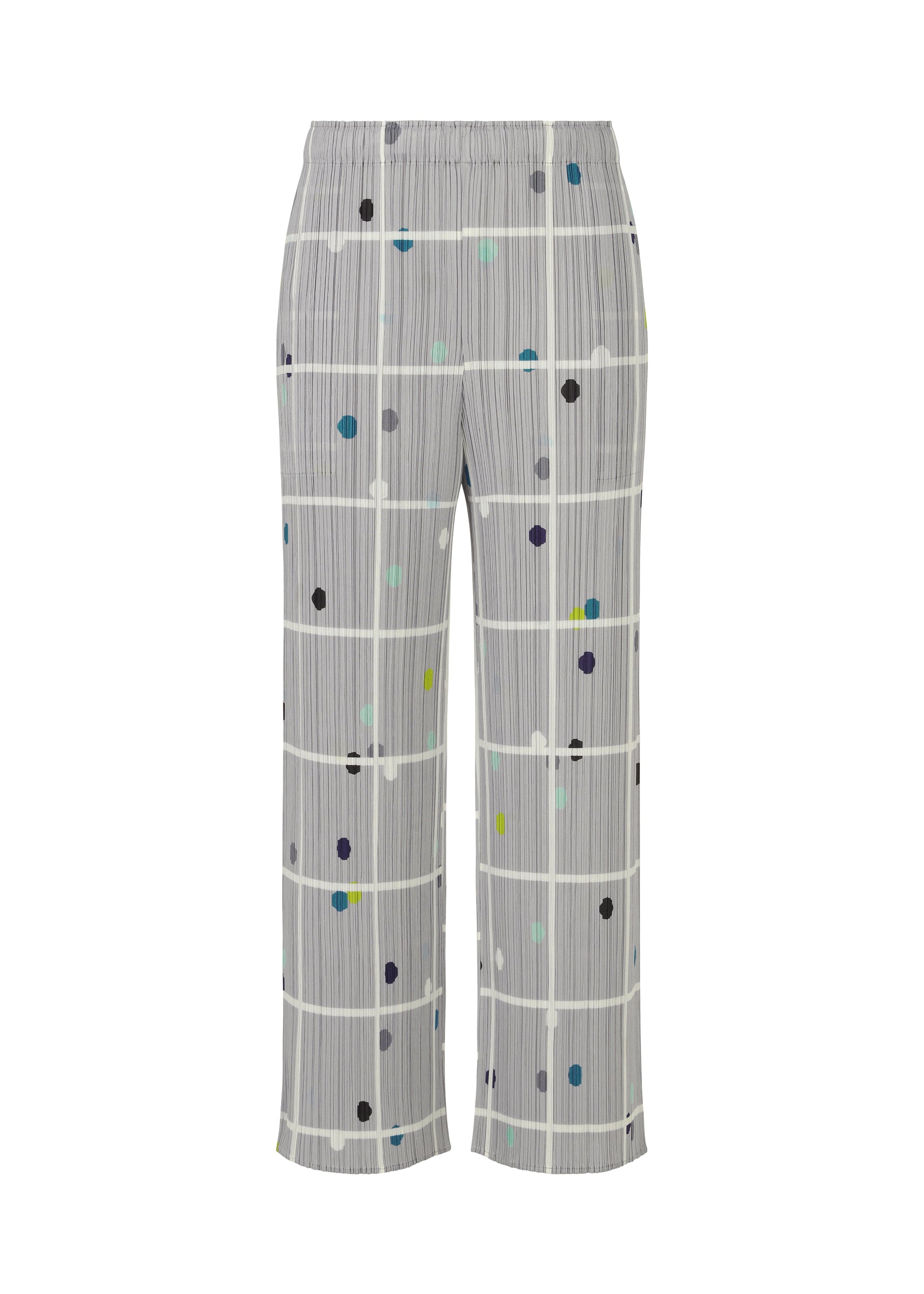 CROSSING DOTS、ウィメンズ_パンツ、グレー