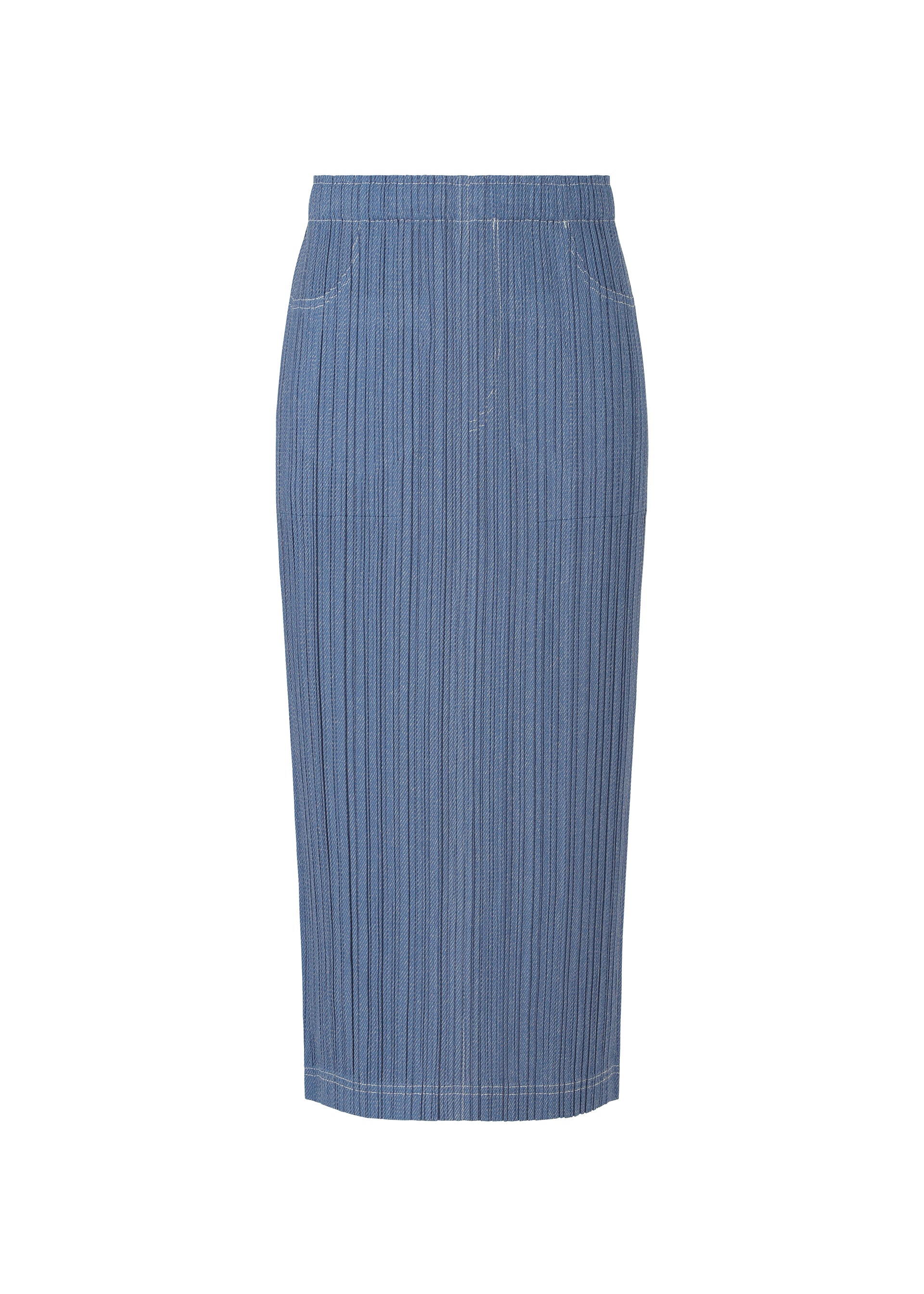 COTTON DENIM、ウィメンズ_スカート、ブルー