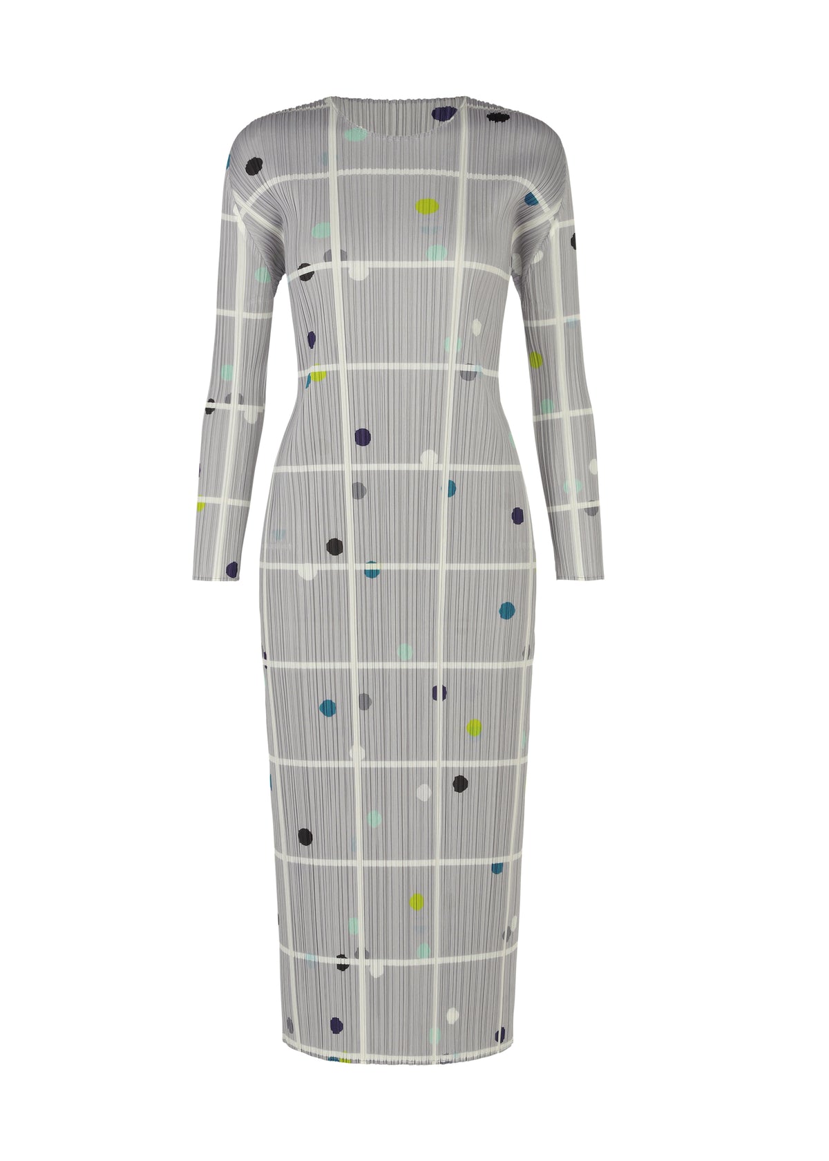 CROSSING DOTS、ウィメンズ_ワンピース、グレー