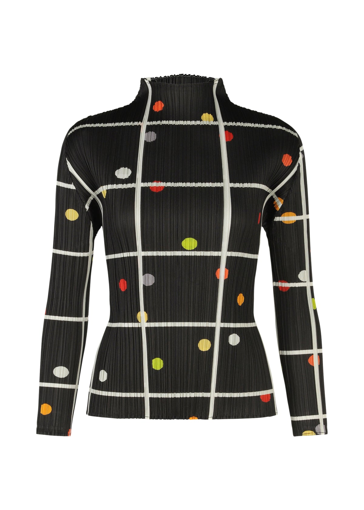 CROSSING DOTS、ウィメンズ_トップス_トップ、ブラック
